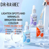 Dr Rashel Complete Anti-aging Moisturizing Facial Serum Set Vitamin C Serum, Hyaluronic Acid Serum, Retinol Serum, Pack Of 3 (30ml Each)